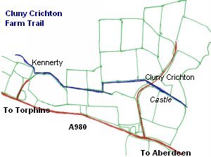 Farm trail map